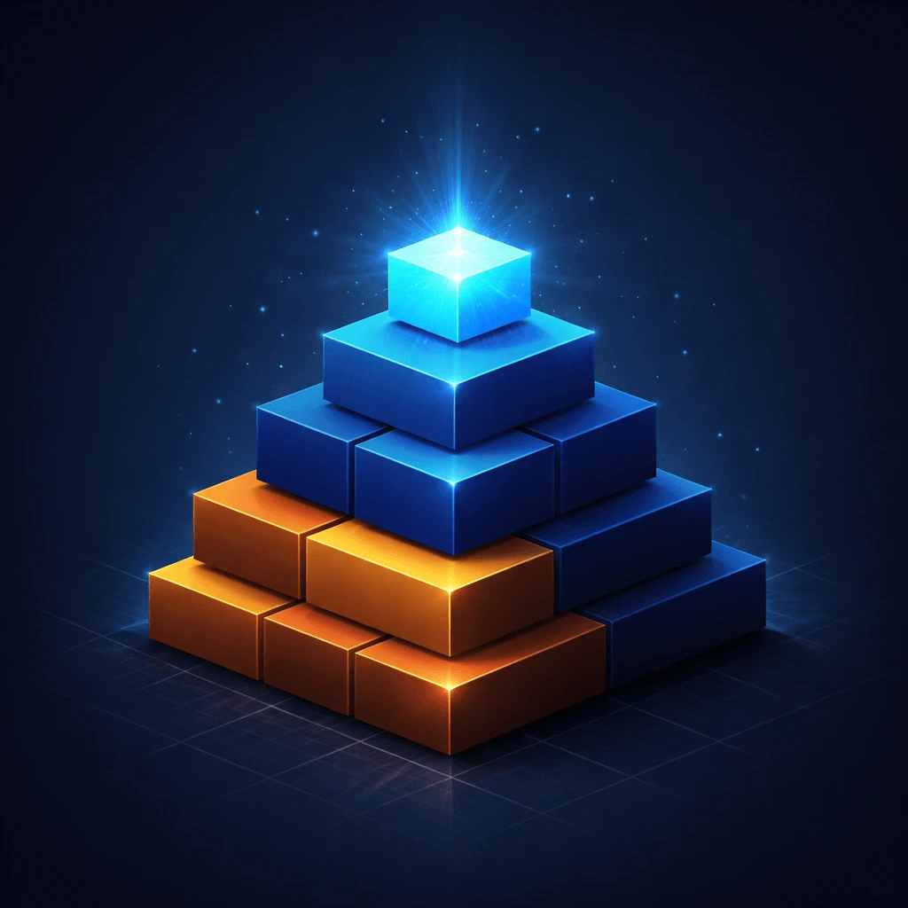 About abstract pyramid