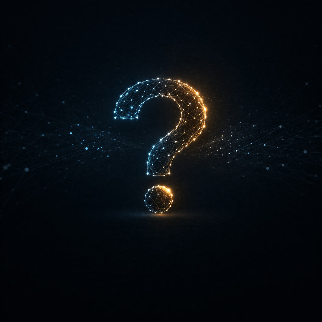 abstract question mark